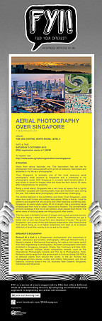 Over Singapore Aerial Photography Talk at URA Centre on 3 Oct at 2-3pm