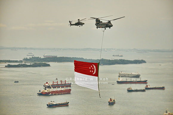 Aerial photography Over Singapore
