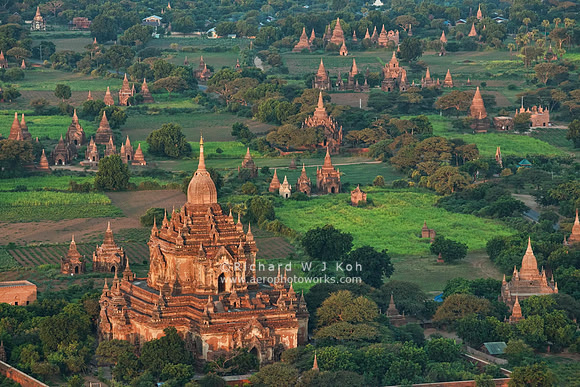 Aerial Photography, Bagan, Myanmar