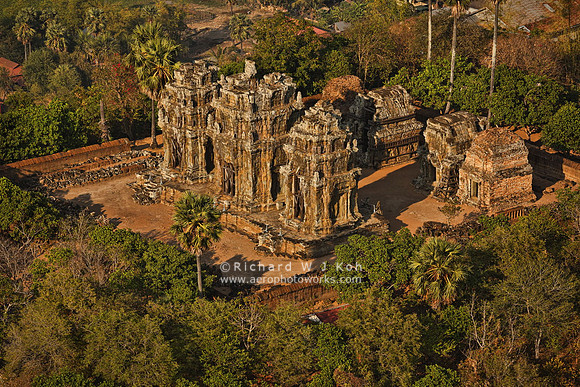 Aerial photography, Siem Reap, Cambodia