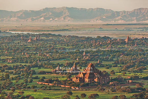 Aerial Photography, Bagan, Myanmar