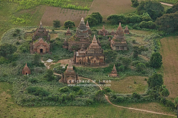 Aerial Photography, Bagan, Myanmar