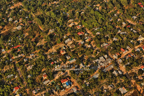 Aerial photography, Siem Reap, Cambodia
