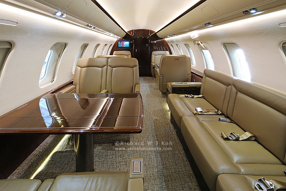 Private / business jet interior