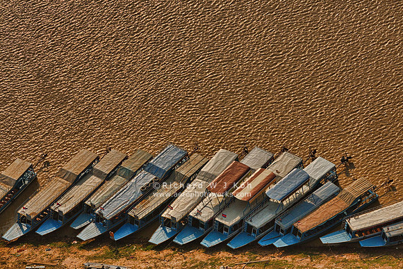 Aerial photography, Siem Reap, Cambodia