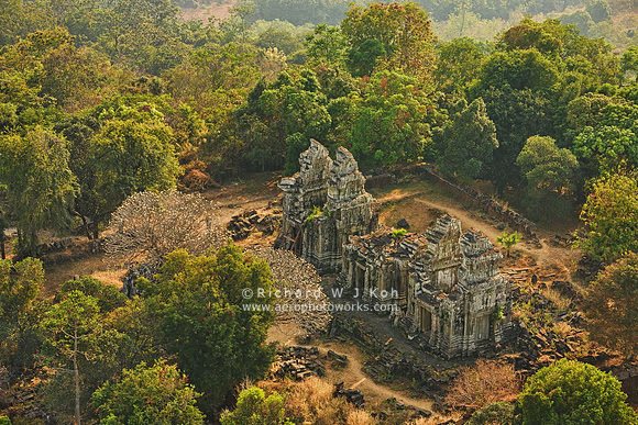 Aerial photography, Siem Reap, Cambodia