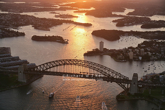 Aerial Photography, Harbour Bridge, Sydney
