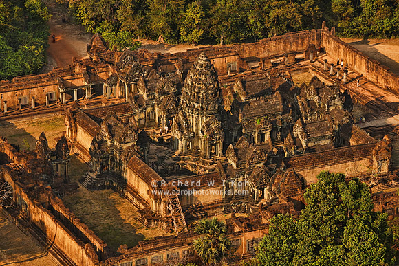 Aerial photography, Siem Reap, Cambodia
