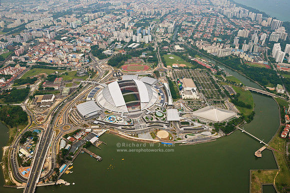 Singapore Sports Hub aerial